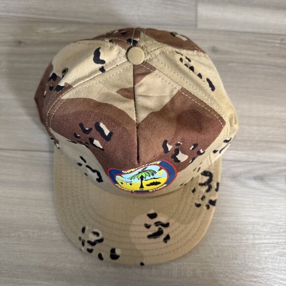 VINTAGE OPERATION DESERT‎ STORM  DESERT CAMO PRINT FIELD HAT Made In USA - Picture 10 of 10